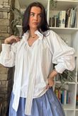 Paloma Poet Blouse White